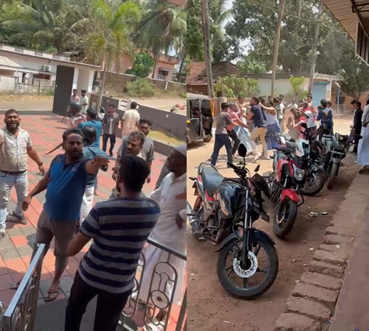 Group clash in mosque